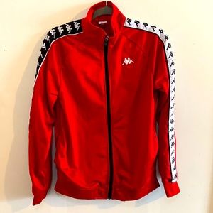 red kappa zip up